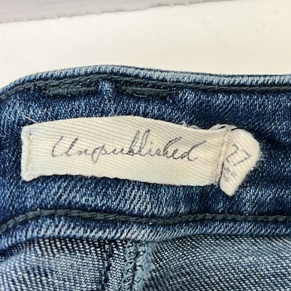 Unpublished Women’s Slit Ankle Jeans Style:UW2000409 Size 27/4 - Picture 4 of 10